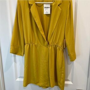 Forever 21. Mustard Romper.